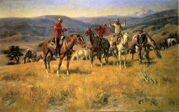 法律がチャンスの限界を鈍らせるとき カウボーイ チャールズ マリオン ラッセル インディアナ州 Oil Paintings
